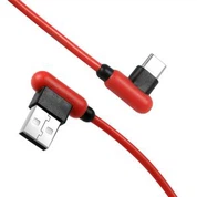 Cavo USB tipo C con gomito a 90 gradi sinistro