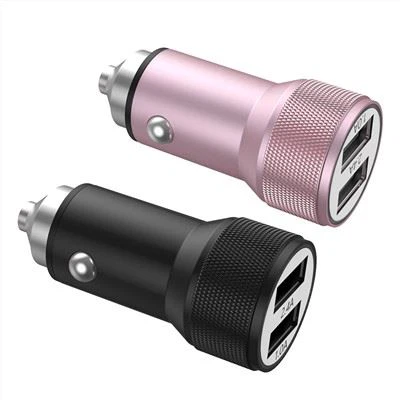 Caricatore da auto USB in metallo