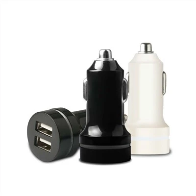 Caricatore rapido per auto USB a 2 porte per telefono cellulare