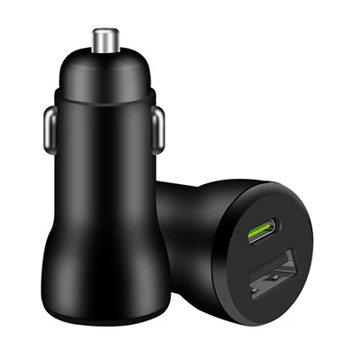Caricabatteria da auto USB a doppia porta a ricarica rapida 5v 2.1a